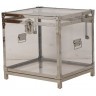 Сундук T0131, нержавеющая сталь, акрил, silver, ROOMERS FURNITURE