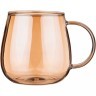 Кружка  agness "amber" 430 мл боросиликатное стекло Agness (894-141)