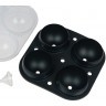 Форма для льда малая на 4 шара black HJ-IM01 BLACK