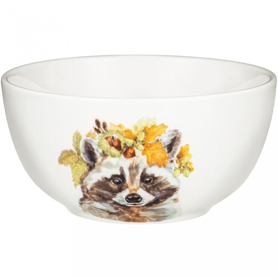 Салатник lefard "лесная сказка" енот 15*7,6 см 600 мл (409-178)