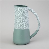 Ваза коллекция &quot;жемчужина&quot; 18,2*11,5*25,3см цвет: мятный Lefard (374-130)