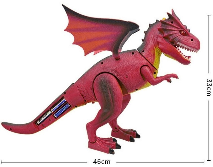 Радиоуправляемый дракон (33 см, красный, свет, звук) - 9988-RED