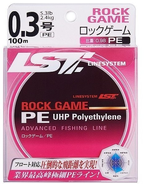 Шнур плетеный Linesystem Rock Gaмe PE #0,7 (0,138мм) 100м pink (79016)