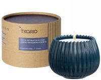 Свеча ароматическая lemon, mandarin &amp; neroli из коллекции edge, синий, 30 ч (75652)