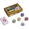 Походный набор для покера на 88 фишек (31147)