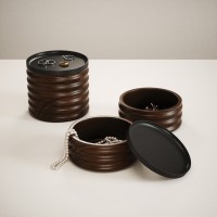 Шкатулка для украшений tesora, черный орех (79977)