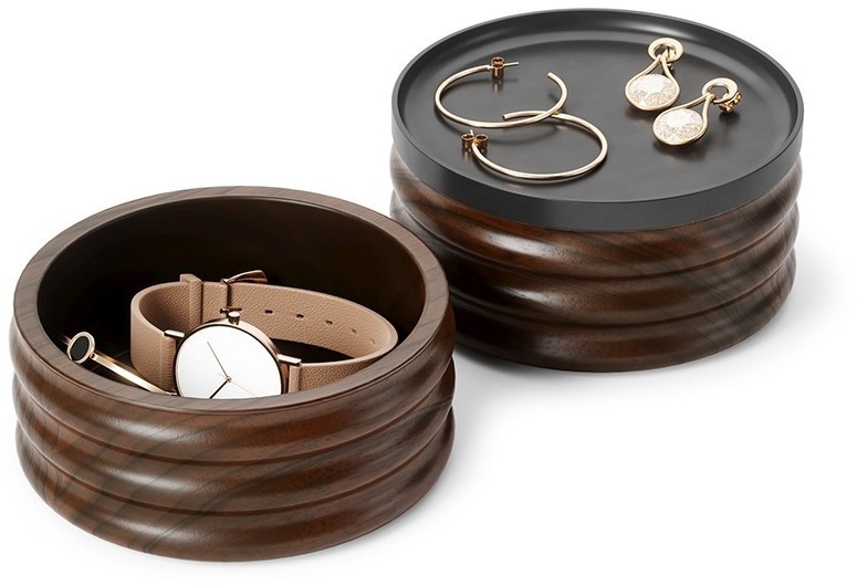 Шкатулка для украшений tesora, черный орех (79977)