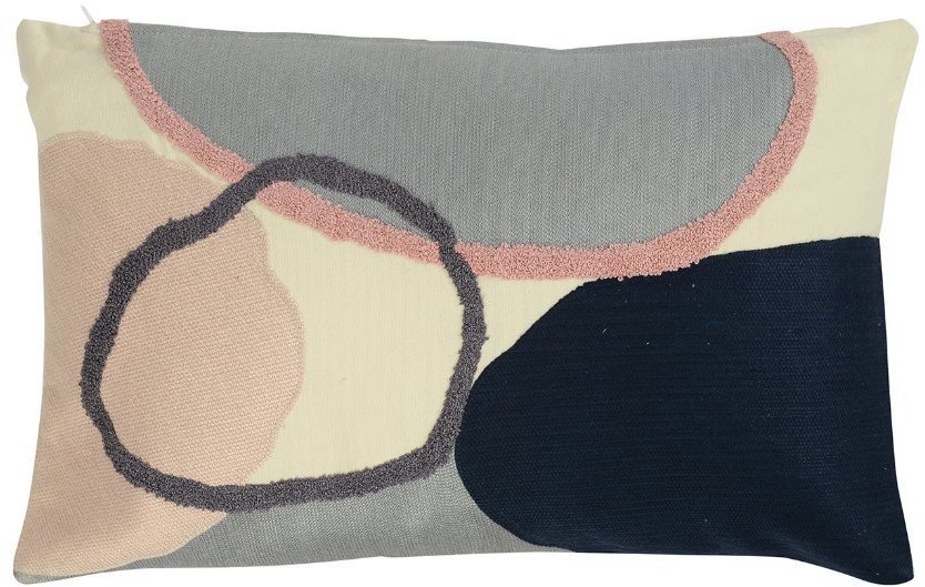 Подушка декоративная с дизайнерским орнаментом из коллекции ethnic, 30х50 см (66028)