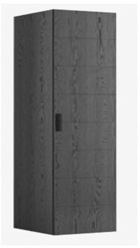 Шкаф однодверный цвет черный, дверцы глухие (TT-00010419)