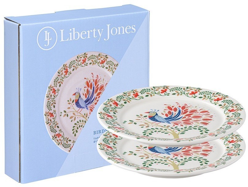 Набор тарелок fantail bird из коллекции birds of paradise в подарочной упаковке, D18 см, 2 шт. (77590)