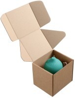 Свеча декоративная бирюзового цвета из коллекции edge, 10,5см (73749)