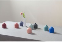 Свеча декоративная бирюзового цвета из коллекции edge, 10,5см (73749)