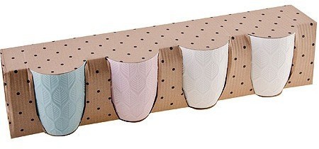 Набор кружек 4шт/упак 340мл LR (29468-Н1)