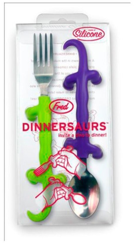 Столовый набор (вилка и ложка) dinnersaurs (53967)