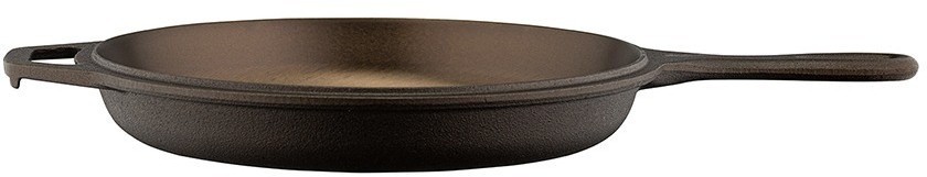 Набор сковород чугунных brasen с масляной полировкой, D25 см, 2 шт. (77850)