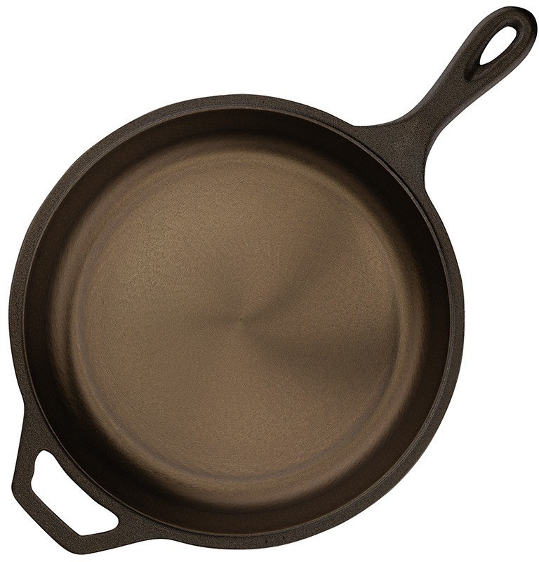 Набор сковород чугунных brasen с масляной полировкой, D25 см, 2 шт. (77850)