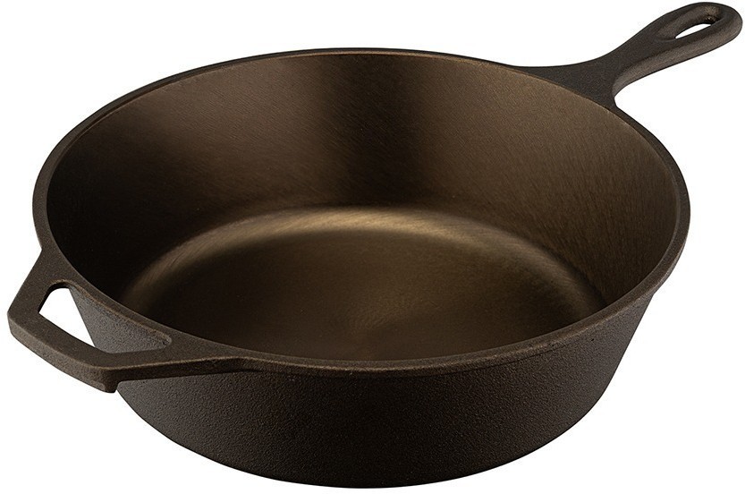 Набор сковород чугунных brasen с масляной полировкой, D25 см, 2 шт. (77850)