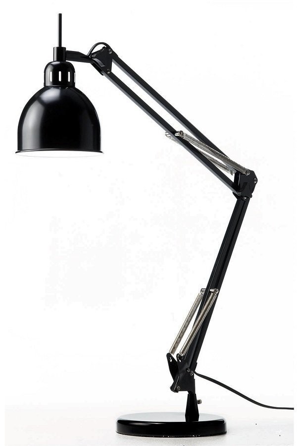 Лампа настольная job, 50х68 см, черная матовая (67915)