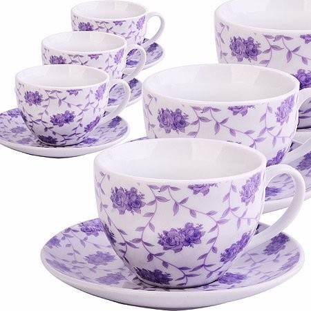 Чайный сервиз 13пр с чайником 1л LR (30874)