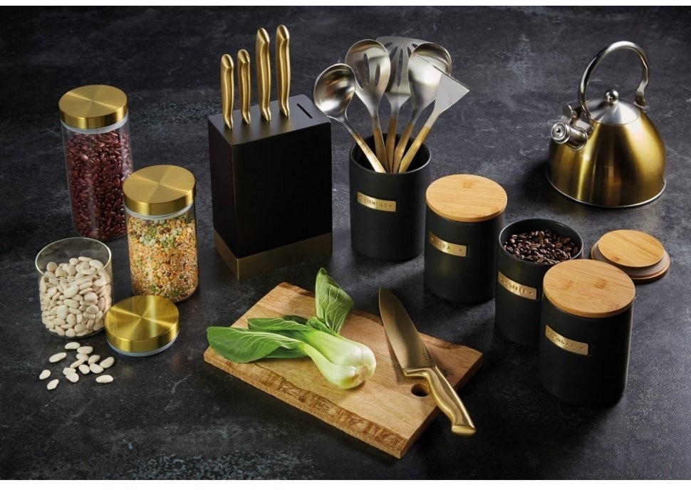 Kitchen Craft Набор ножей с блоком для хранения Master Class MCKNBCOP