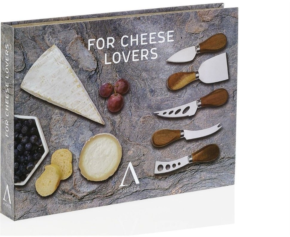 Andrea House Подарочный набор из 5 ножей для сыра CC65018
