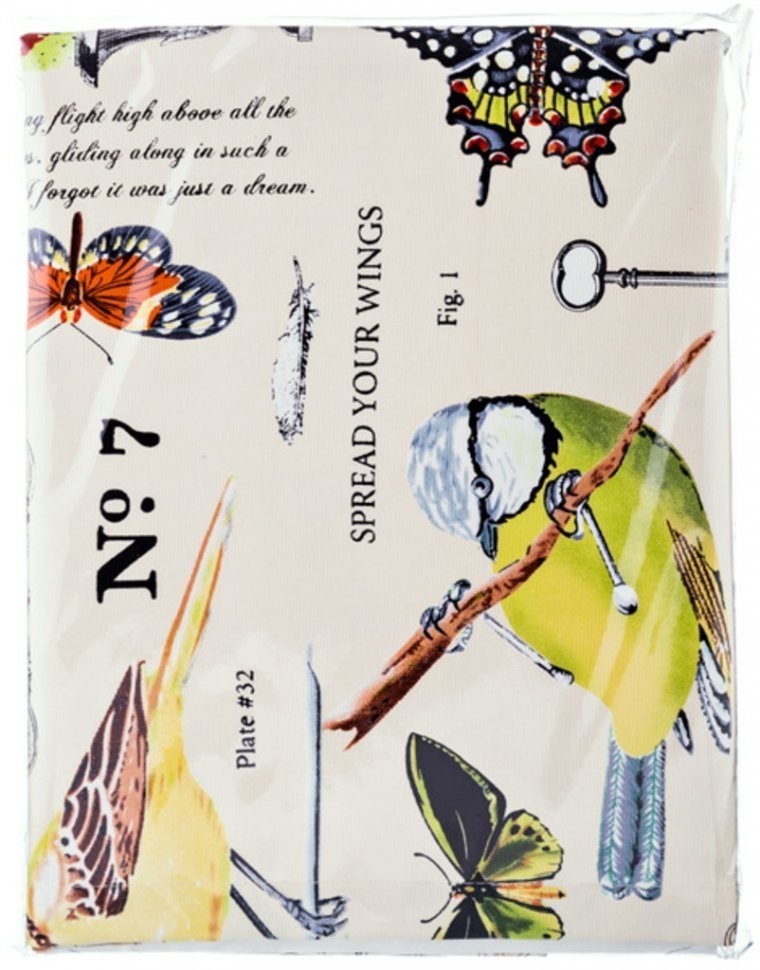 Скатерть 180*140 см. "баттерфляй",хлопок 100% SANTALINO (850-603-16)