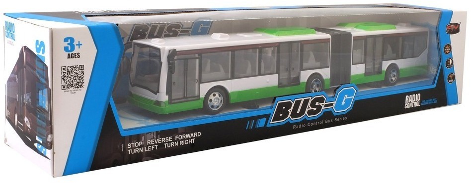 Радиоуправляемый пассажирский Автобус с гармошкой (зеленый) (666-676A)