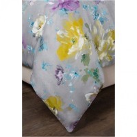 Кпб 1,5 спальный &quot;цветы&quot; под 150*215 -1шт., прост (цвет серый) 180*220 -1шт., нав SANTALINO (984-009)