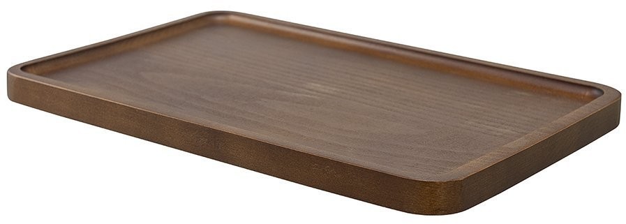 Поднос деревянный прямоугольный bernt, 36х24 см, орех (74807)