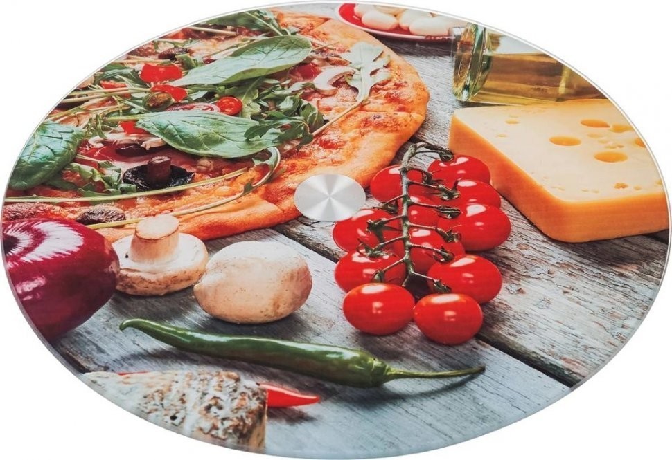 Тортовница вращающаяся "пицца" диаметр=32 см. высота=3 см. Agness (357-113)