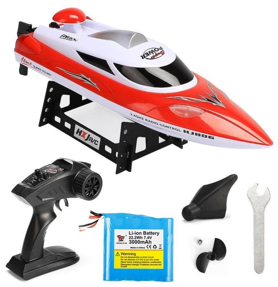 Радиоуправляемый катер Red SuNew с сумкой (47 см, 35 км/ч, акб 3000 mAh) (HJ806B-A1-BAG)