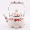 Чайник заварочный эмалированный 1,5л Rose (5119-1)
