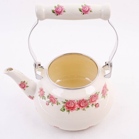 Чайник заварочный эмалированный 1,5л Rose (5119-1)