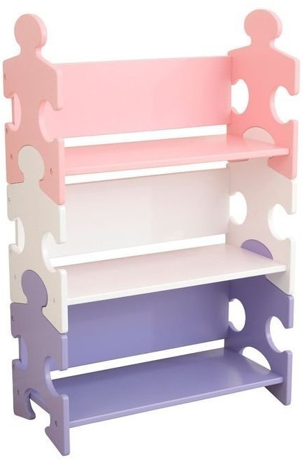 Система хранения "Пазл", пастель (Puzzle Bookshelf - Pastel) (14415_KE)