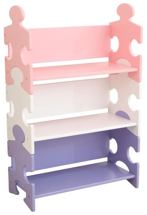 Система хранения "Пазл", пастель (Puzzle Bookshelf - Pastel) (14415_KE)