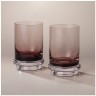 Набор стаканов для воды/сока из 2 шт "trendy" purple 330 мл Lefard (693-036)