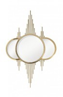 Зеркало декоративн. с метал. декором золото 80*120см (TT-00003627)