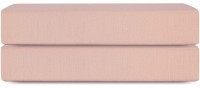 Простыня на резинке из премиального сатина цвета пыльной розы из коллекции essential, 160х200х30 см (78493)