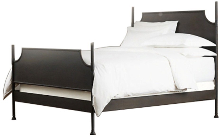 Кровать Чипо F9360-20, металл, grey, RESTORATION HARDWARE