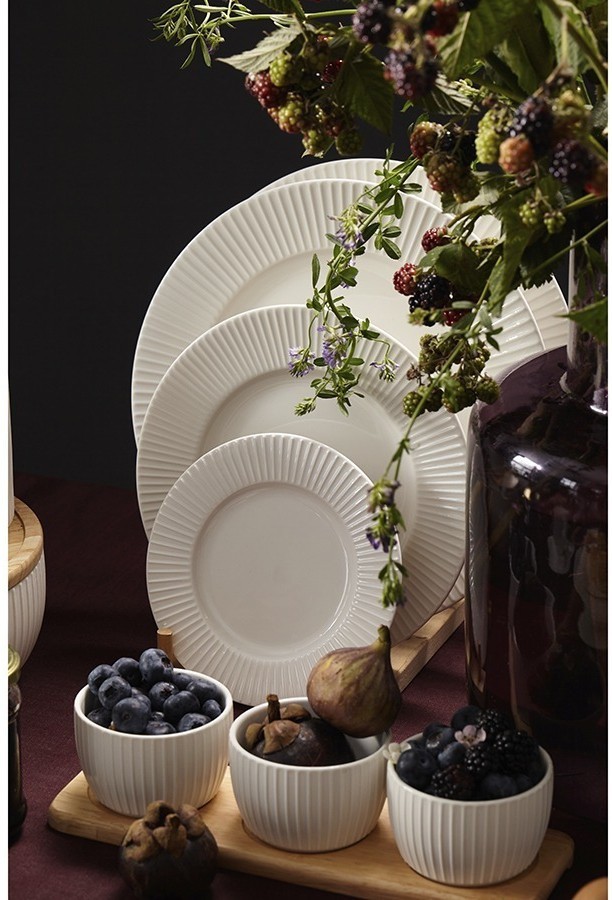 Набор из 3 чаш на деревянной подставке soft ripples, dual glazing, 200 мл (75880)