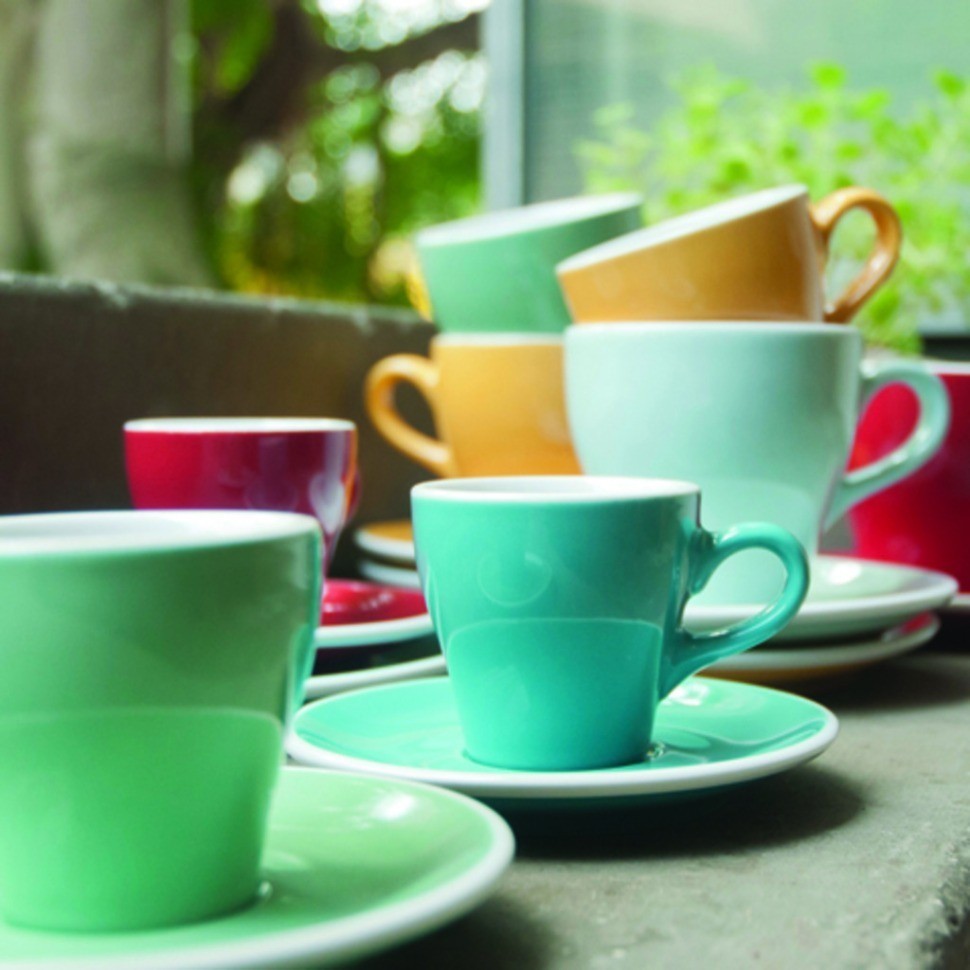 Кофейная пара C087-37BWH/C087-38BWH, 12.5, фарфор, white, LOVERAMICS