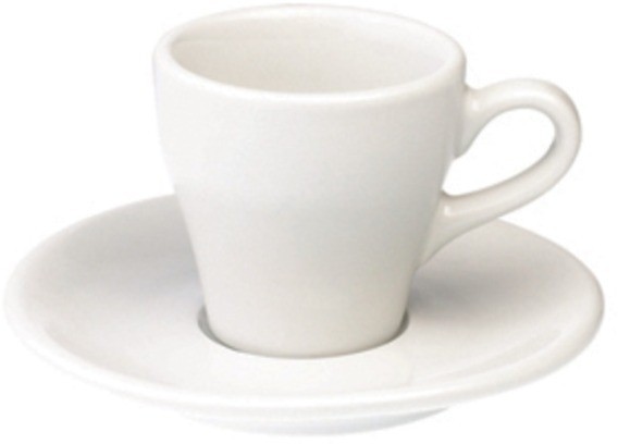 Кофейная пара C087-37BWH/C087-38BWH, 12.5, фарфор, white, LOVERAMICS