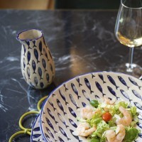 Молочник LTHA034BB494050, каменная керамика, beige, blue, LE COQ