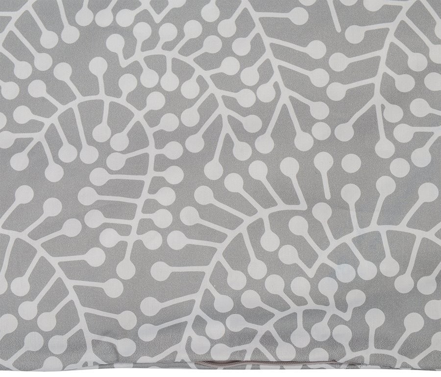 Комплект постельного белья серого цвета с принтом Спелая смородина из коллекции scandinavian touch, 150х200 см (73684)