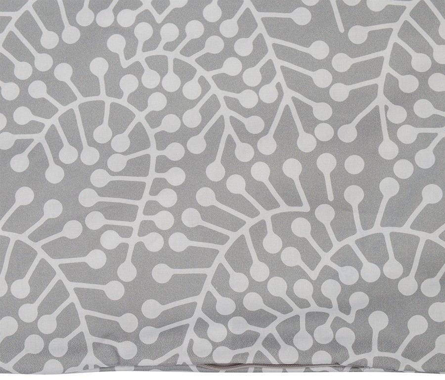 Комплект постельного белья серого цвета с принтом Спелая смородина из коллекции scandinavian touch, 150х200 см (73684)