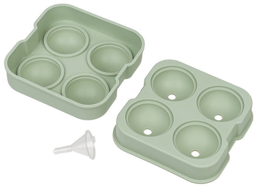 Форма для льда малая на 4 шара green HJ-IM01 GREEN