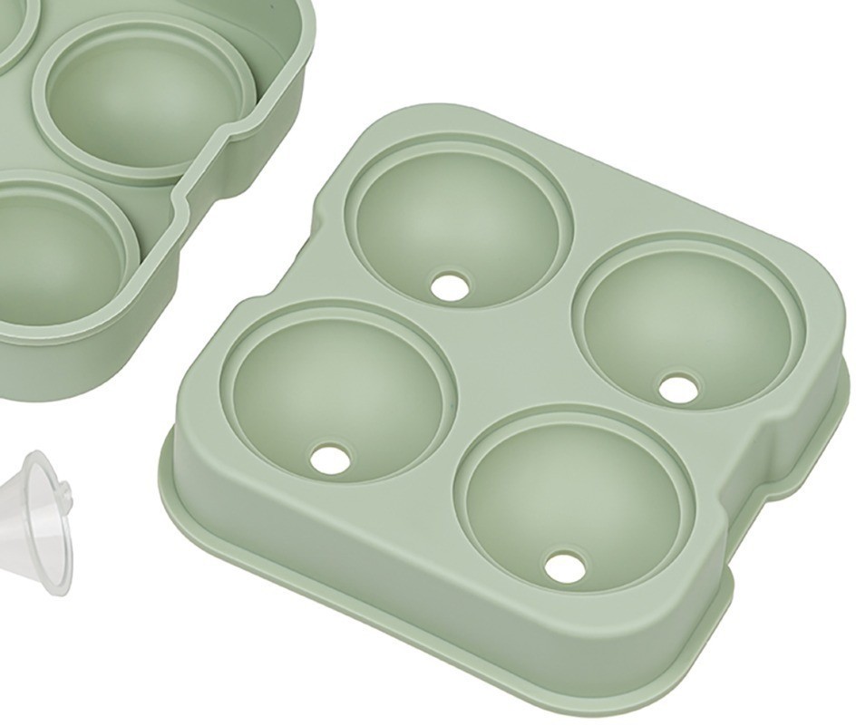 Форма для льда малая на 4 шара green HJ-IM01 GREEN