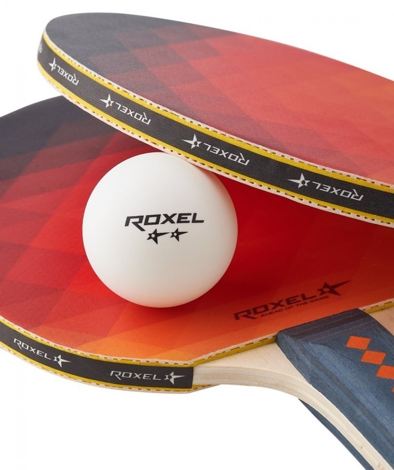 Набор для настольного тенниса Hobby Colour Burst, 2 ракетки, 3 мяча (2005618)
