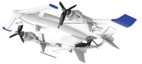 Радиоуправляемый самолет дрон SCI Fi Sky VTOL 3D6G 8ch (QIDI-570-BLUE)