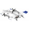 Радиоуправляемый самолет дрон SCI Fi Sky VTOL 3D6G 8ch (QIDI-570-BLUE)
